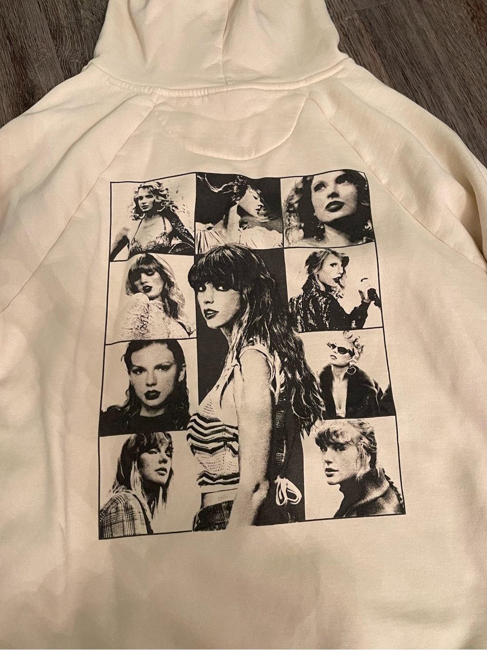 Taylor Swift The Eras Tour Cream Hooded Sweatshirt